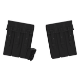 Black Leather MP40 Ammo Pouches
