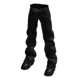 Black Leather Pants w/ Shoes