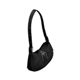 Black Leather Shoulder Purse