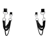 🔥✅Black Leather Suspender✅🔥