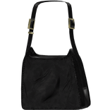 Black Leather Y2K Designer Shoulder Bag 3.0