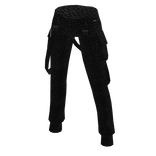 Black Leather Y2K Pants