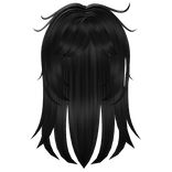 Black long hair