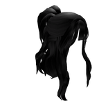 Black long Hair PonyTail 