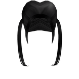 Black Long Side Pigtails