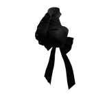 ✧♡✧ Black Martial Arts Bow Crop Top