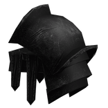 Black Medieval Assassin Left Pauldron