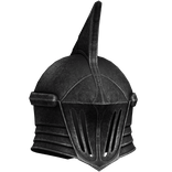 Black Medieval Knight Helmet