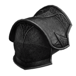 Black Medieval Knight Pauldron - Right