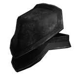 Black Medieval Knight Right Pauldron