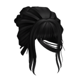 Black Messy Bun Hair