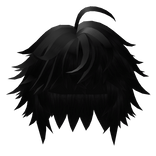 Black messy hair anime season 27