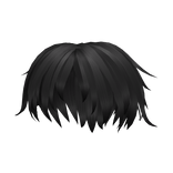 Black Messy Hair Style