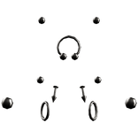 Black Metal Piercings