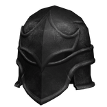Black Mighty Medieval Helmet