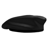 Black Military Beret
