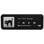 Black Music Player Lofi (Shoulder)