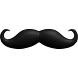 black mustache