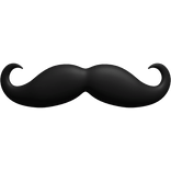 black mustache