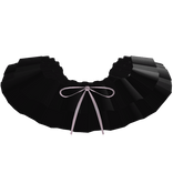 ♰ black n pink gothic little ruffled collar 3.0