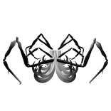 Black n White Spider Legs Extension/ Addon