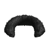 Black Neck Fur Collar [Attachment]