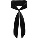 Black neck tie