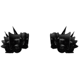 Black Nightmare Knight Shoulder Pads