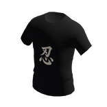 Black Ninja Kanji Tee | 忍