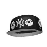 Black NYC Denim Tears Tilted Fitted Cap