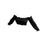 🔴✅Black Off Shoulder Crop Top✅🔴