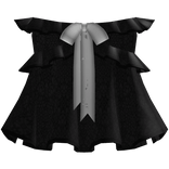 † : black off shoulder gothic doll lace dress 3.0