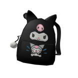 Black Off-Shoulder Kuromi Backpack