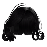 Black Old Hollywood Side Parted Bob