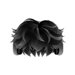 Black Ombre Fluffy Cool Boy Hair w/ Headphones