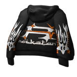 Black / Orange 'Starfall' - Rockstar Hoodie