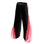 Black Oversized Sweatpants/Red Glow[2AM]