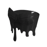 black paint drip tube top