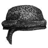Black Paisley Emo Chrome Keffiyeh Headwrap