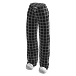 black pajamas with slippers