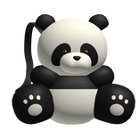 Black Panda Bear Plushie [3.0]
