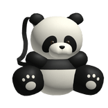 Black Panda Bear Plushie [3.0]