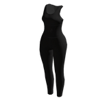 Black Pilates Yoga Set Gym Outfit