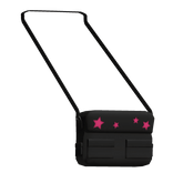 Black pink crossbody bag