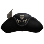 Black Pirate Hat