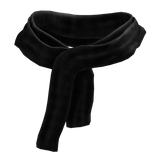(Black) Plaid Distressed Torn Scarf