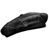 Black Plaid Moe Emo Vkei Pentagram Beret