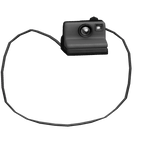 Black Polaroid Camera