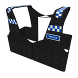 Black Police Vest