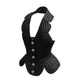 Black Polka Dot Vest